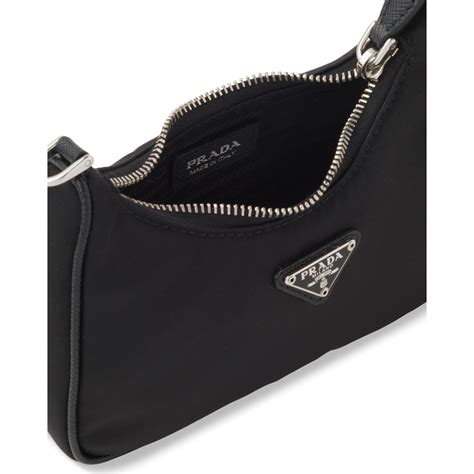 prada nylon studded shoulder bag|prada mini shoulder bag.